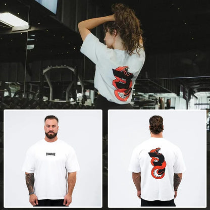 Kings & Men — 2025 Oversized Cotton Gym Training T-Shirt