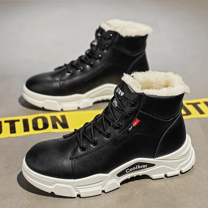 Men's High Top Denim Boots
