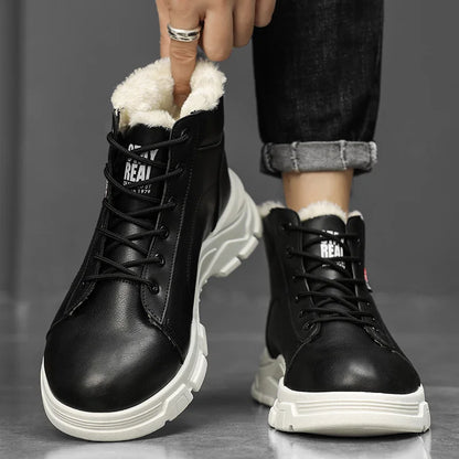 Men's High Top Denim Boots