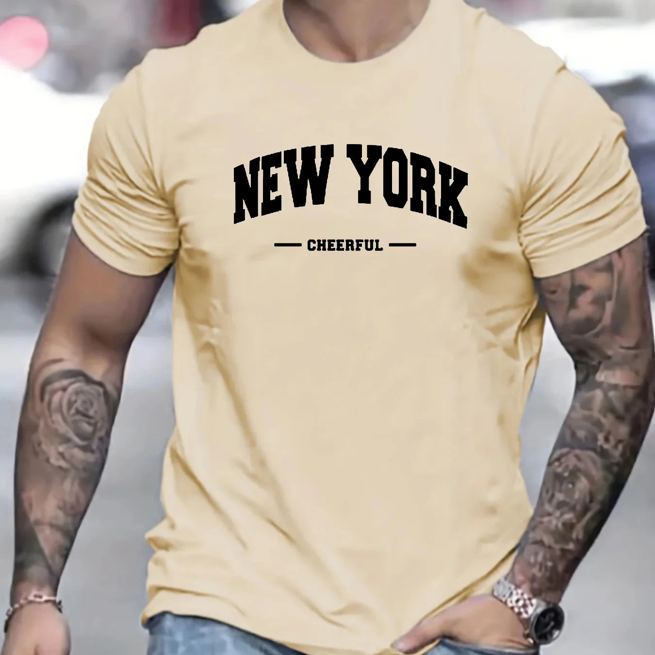 Kings & Men – Oversized New York Pure Cotton Tee