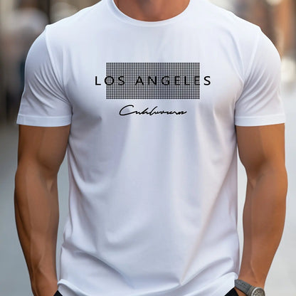 Men's 100% Cotton Los Angeles Graphic T-Shirt