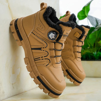 Men's High-Top Denim Boots