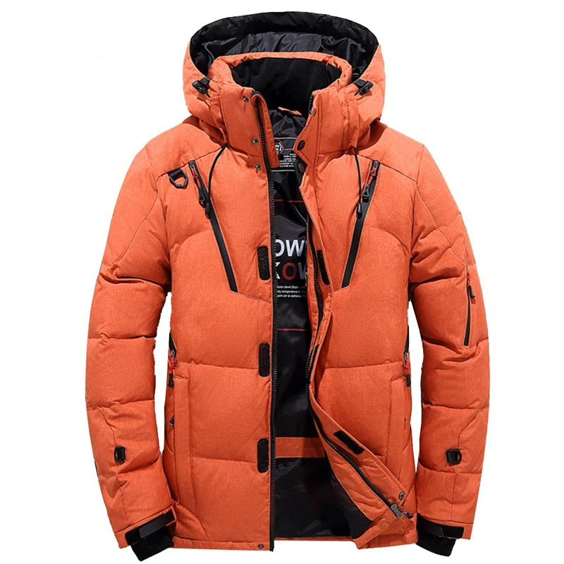 Men's White Duck Down Jacket