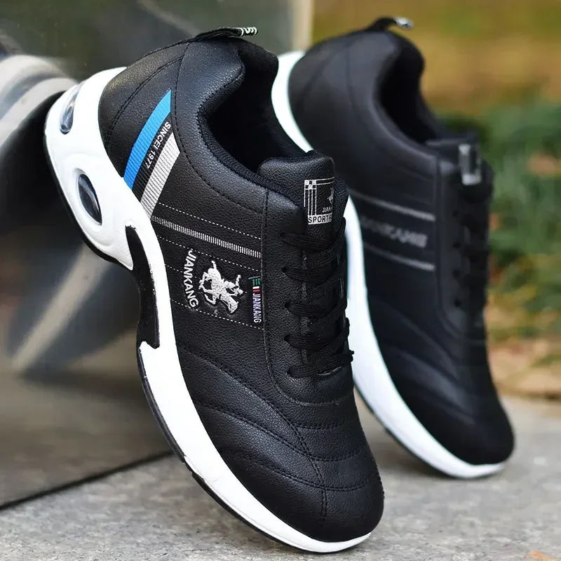 Men’s Premium Shock-Absorption Leather Sneakers