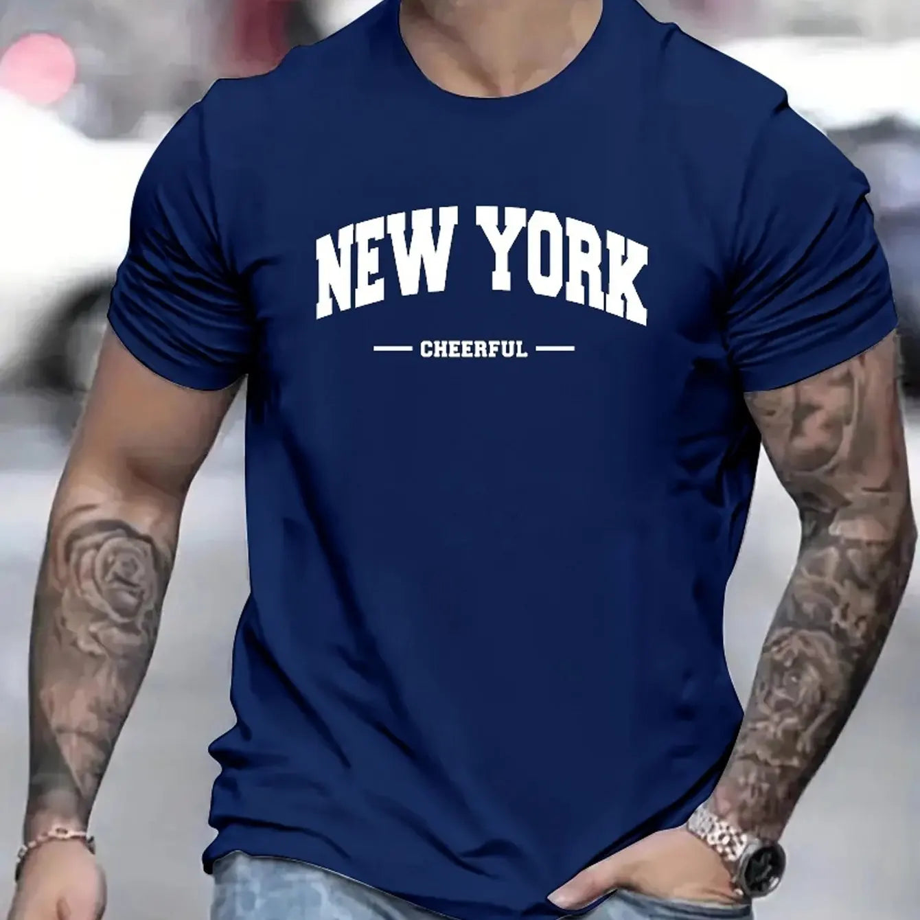 Kings & Men – Oversized New York Pure Cotton Tee