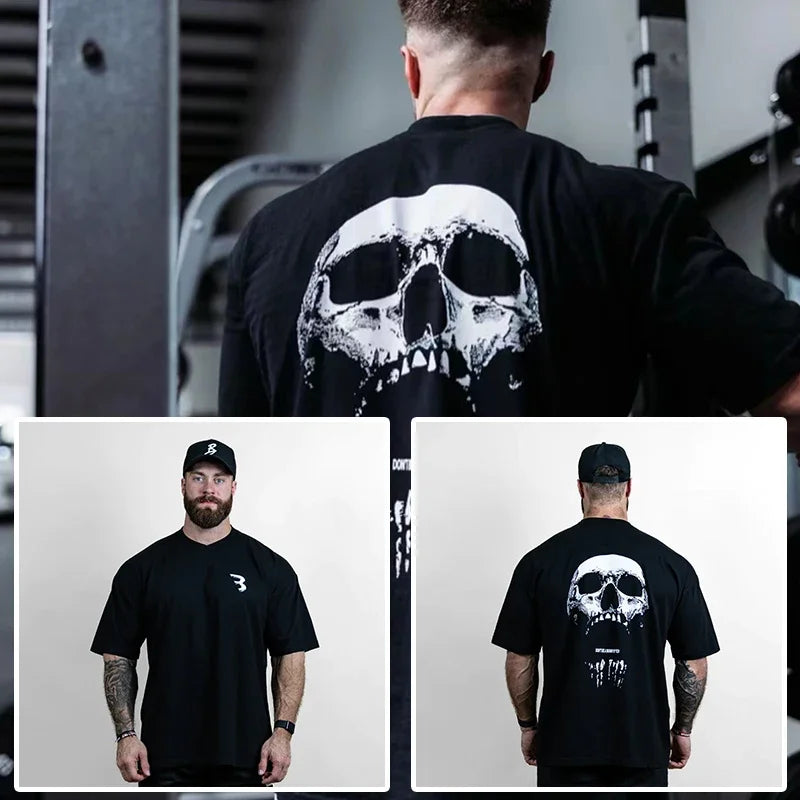 Kings & Men — 2025 Oversized Cotton Gym Training T-Shirt