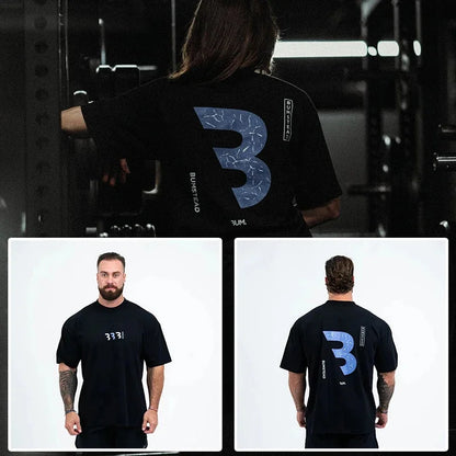 Kings & Men — 2025 Oversized Cotton Gym Training T-Shirt