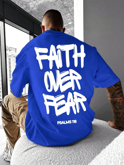 Kings & Men — Lightweight Cotton Bold Letter Tee