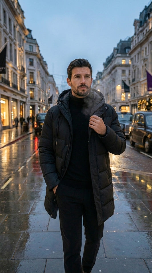 Men's Winter Long Puffer Coat