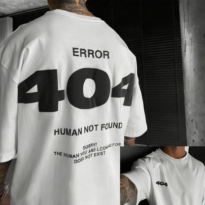 Kings & Men — 404 Digital Print Oversized Street Tee